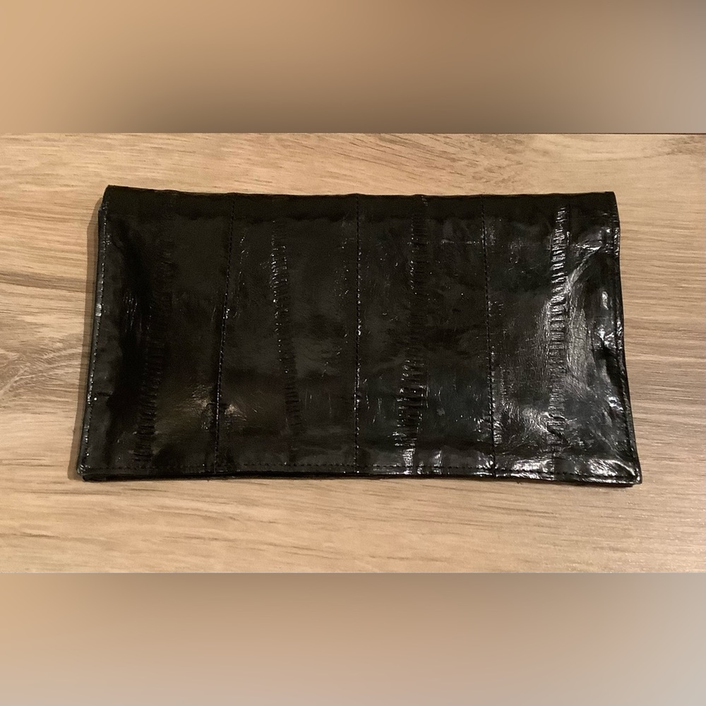TLC Black Eelskin wallet-organizer